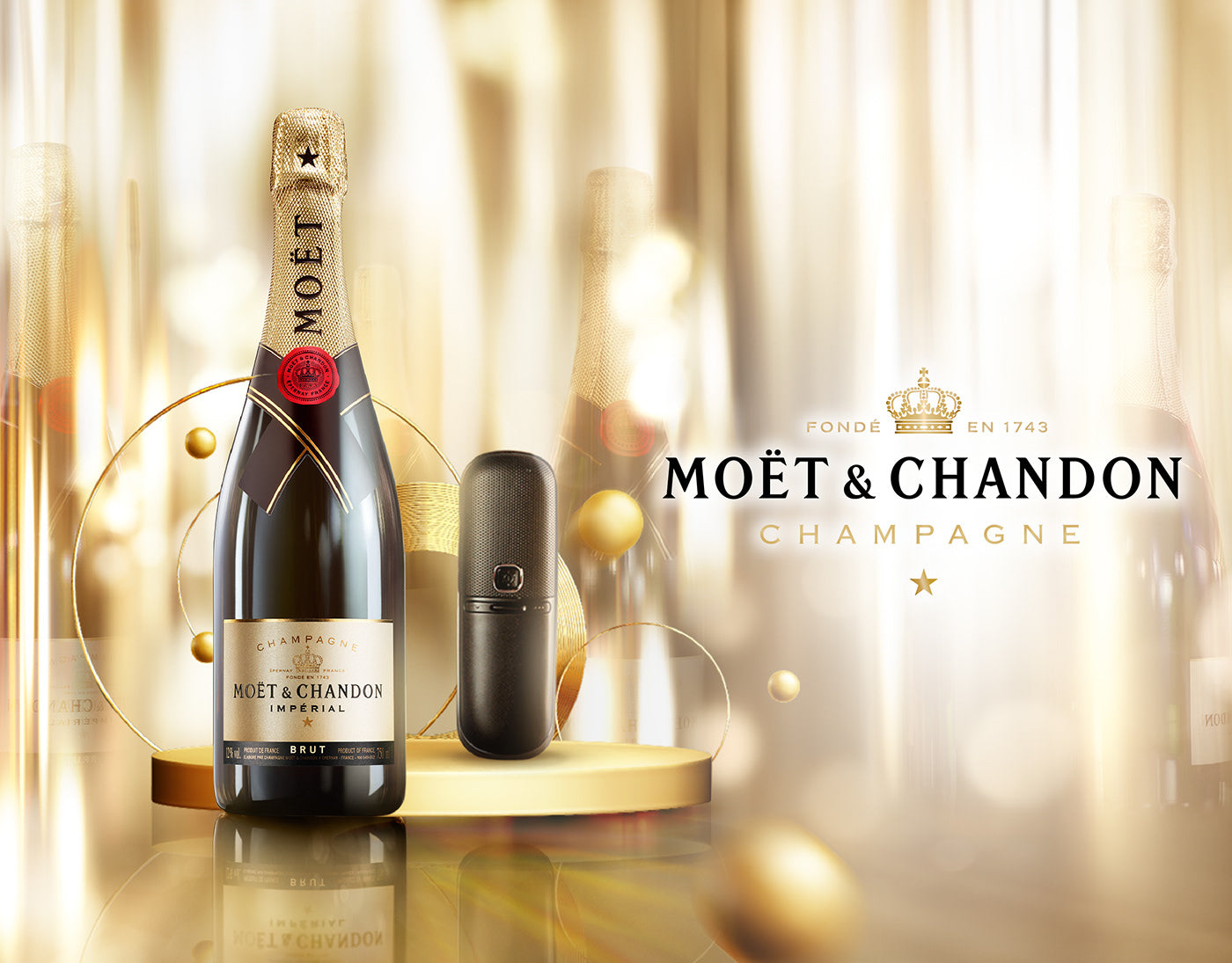 Moet & chandon, Glamour desde 1743