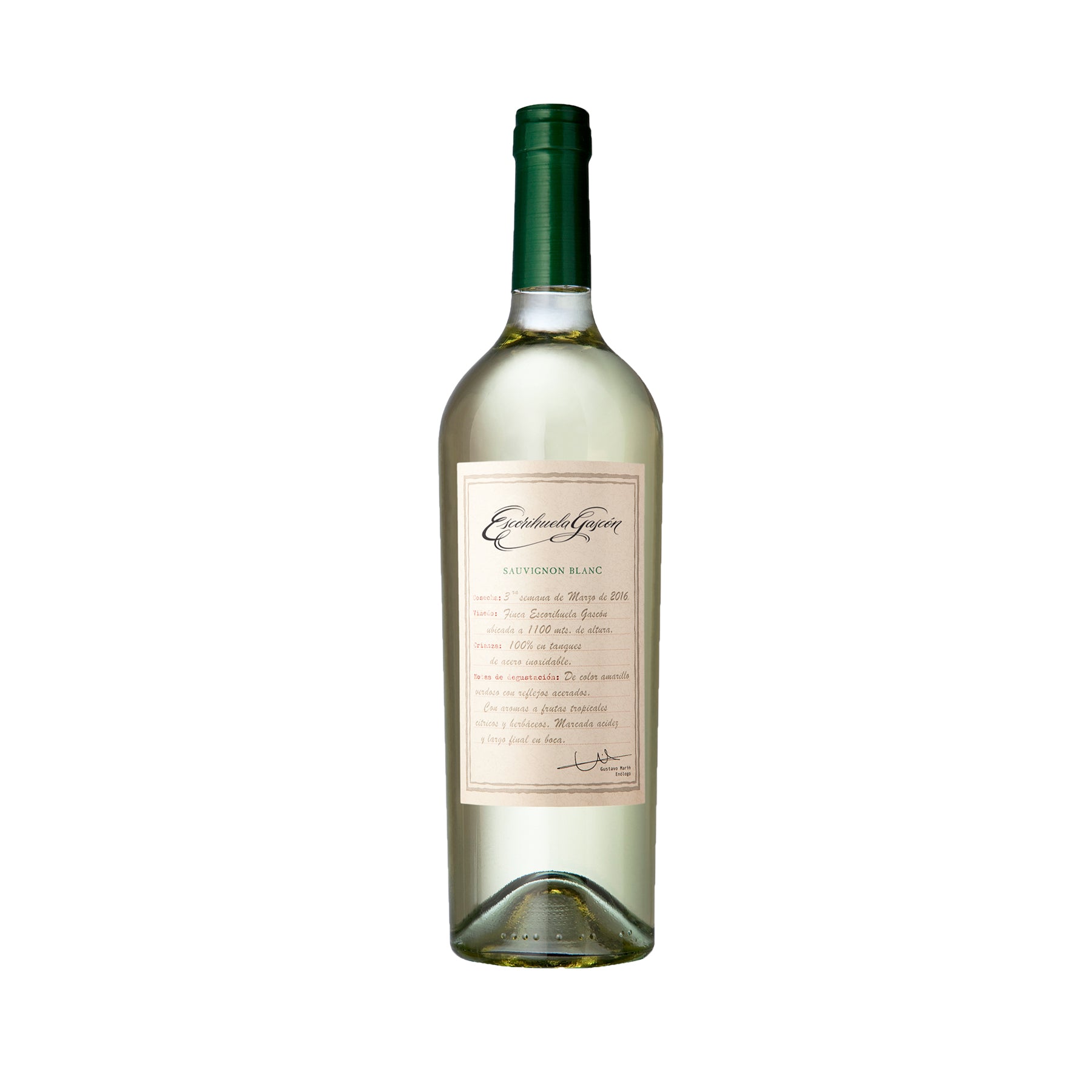 Vino Escorihuela Gascon Sauvignon Blanc Botella 750ml