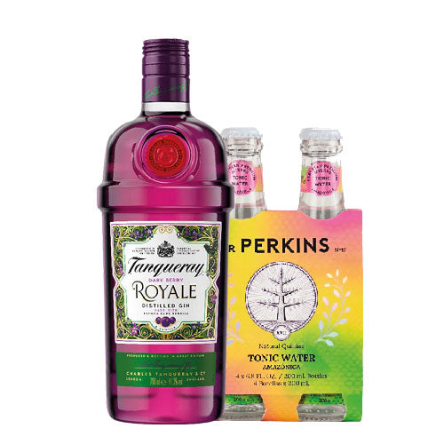 Tanqueray royal + 4pack amazónica Mr perkins