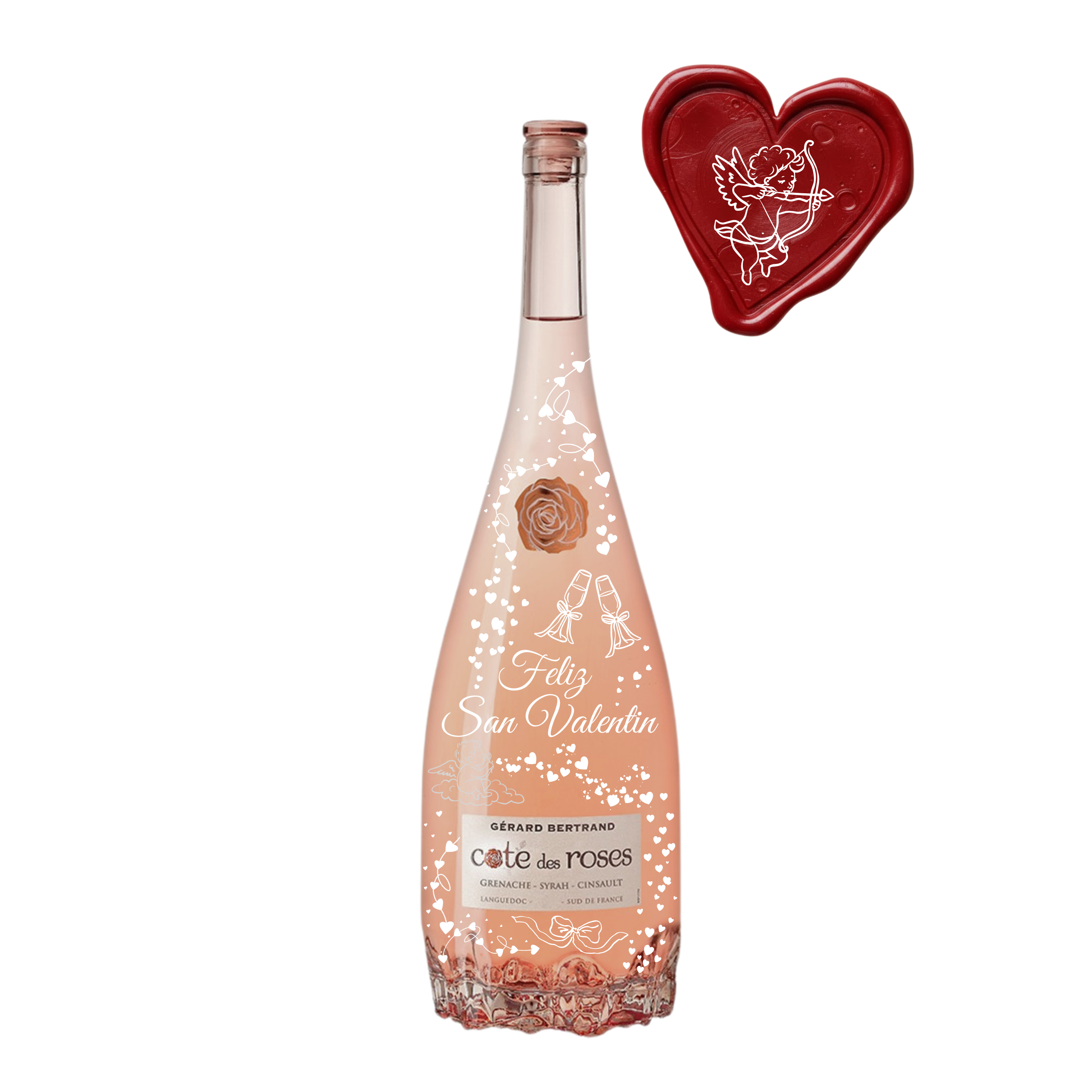 Vino COTE DES ROSES Rose Botella 750ml - SAN VALENTIN
