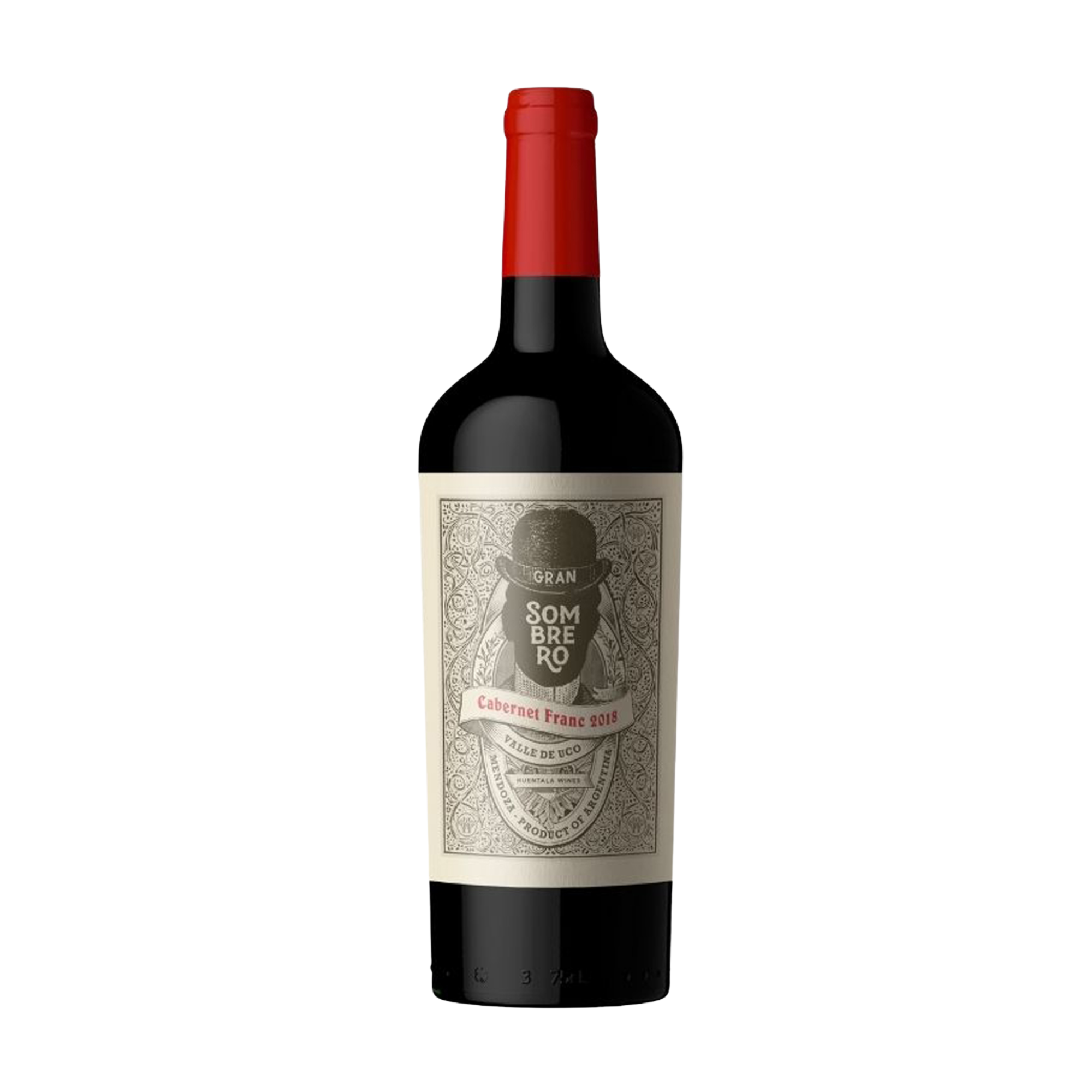 Vino HUENTALA Gran Sombrero Cabernet Franc Botella 750ml