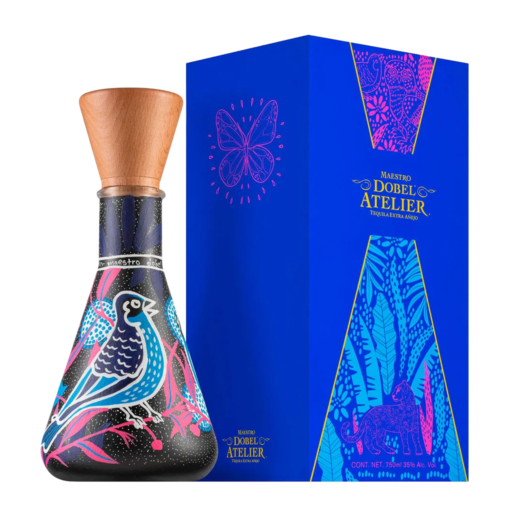 Tequila MAESTRO DOBEL Atelier Extra Añejo Edición Limitada "Paloma" Botella 750ml