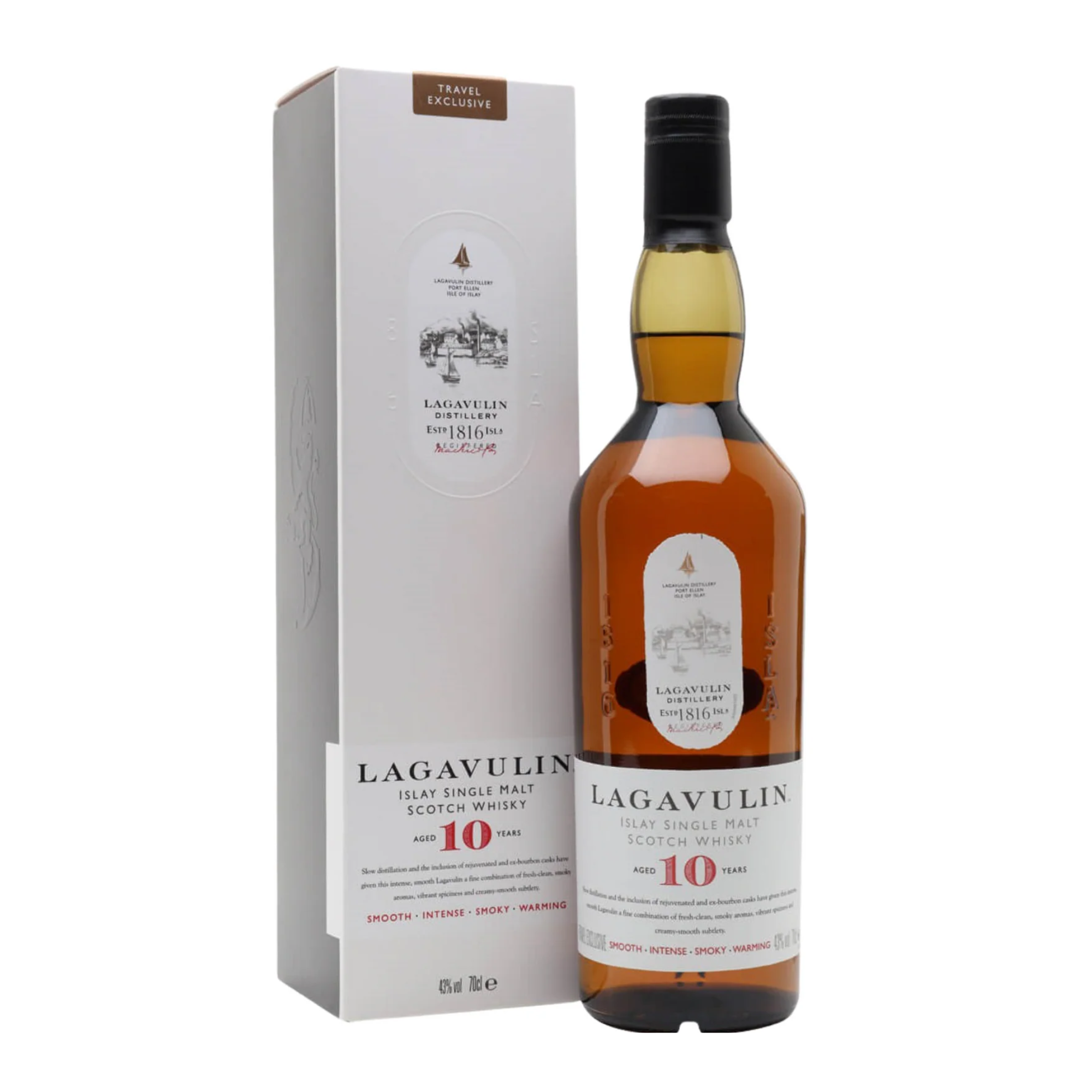 Whisky THE LAGAVULIN 10 Años Botella 700ml