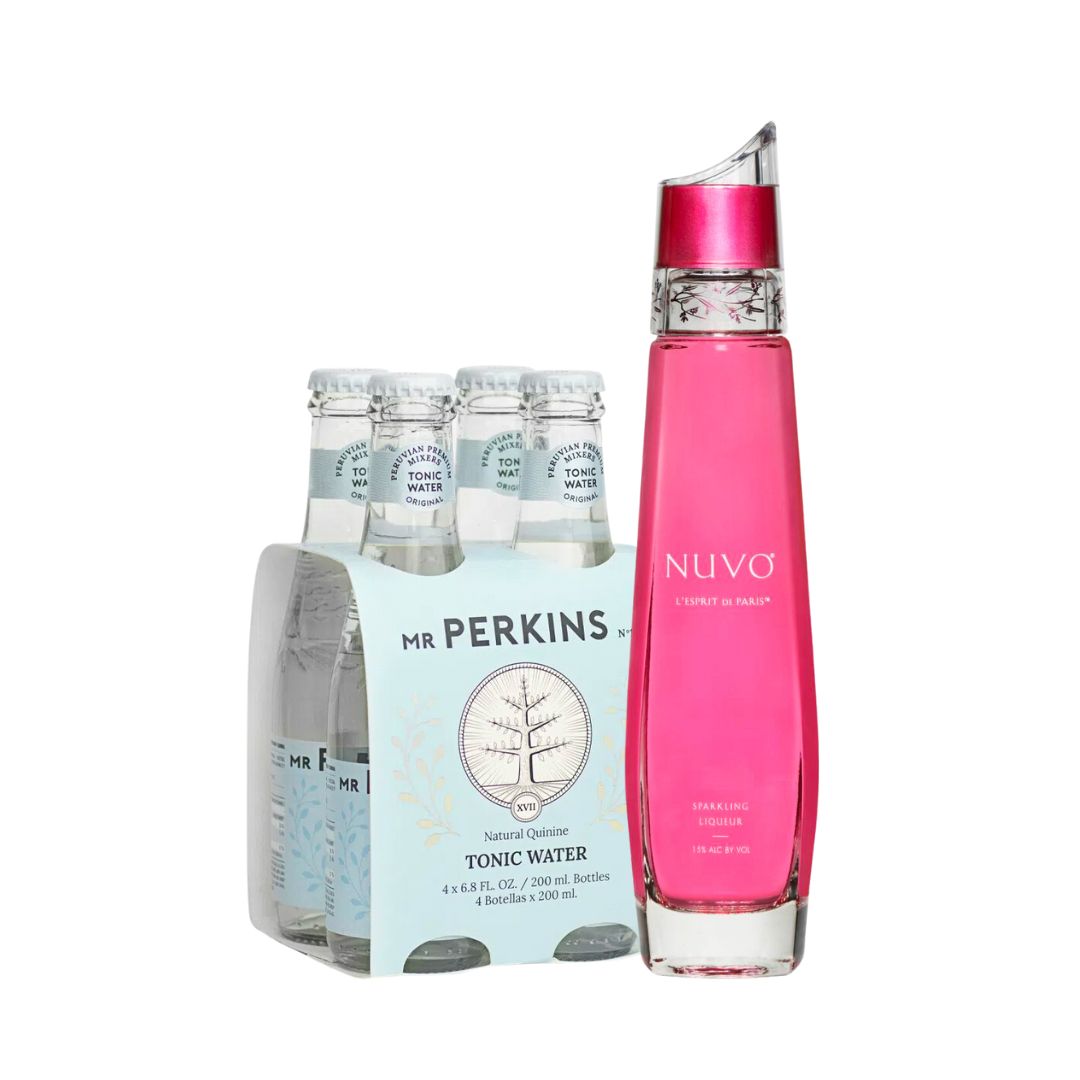 Vodka Nuvo + 4pack Agua Tónica Mr perkins