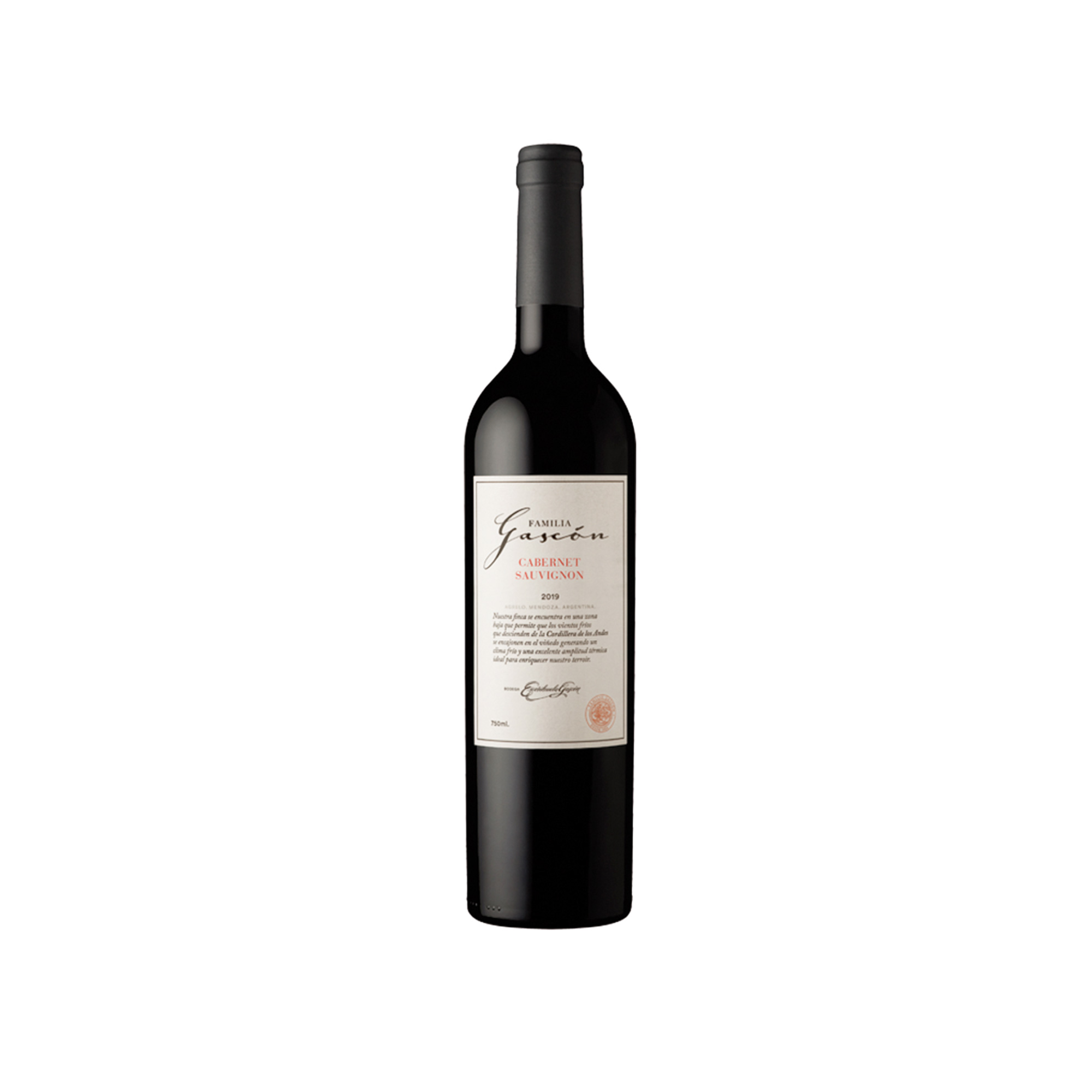 Vino FAMILIA GASCÓN Cabernet Sauvignon Botella 750ml