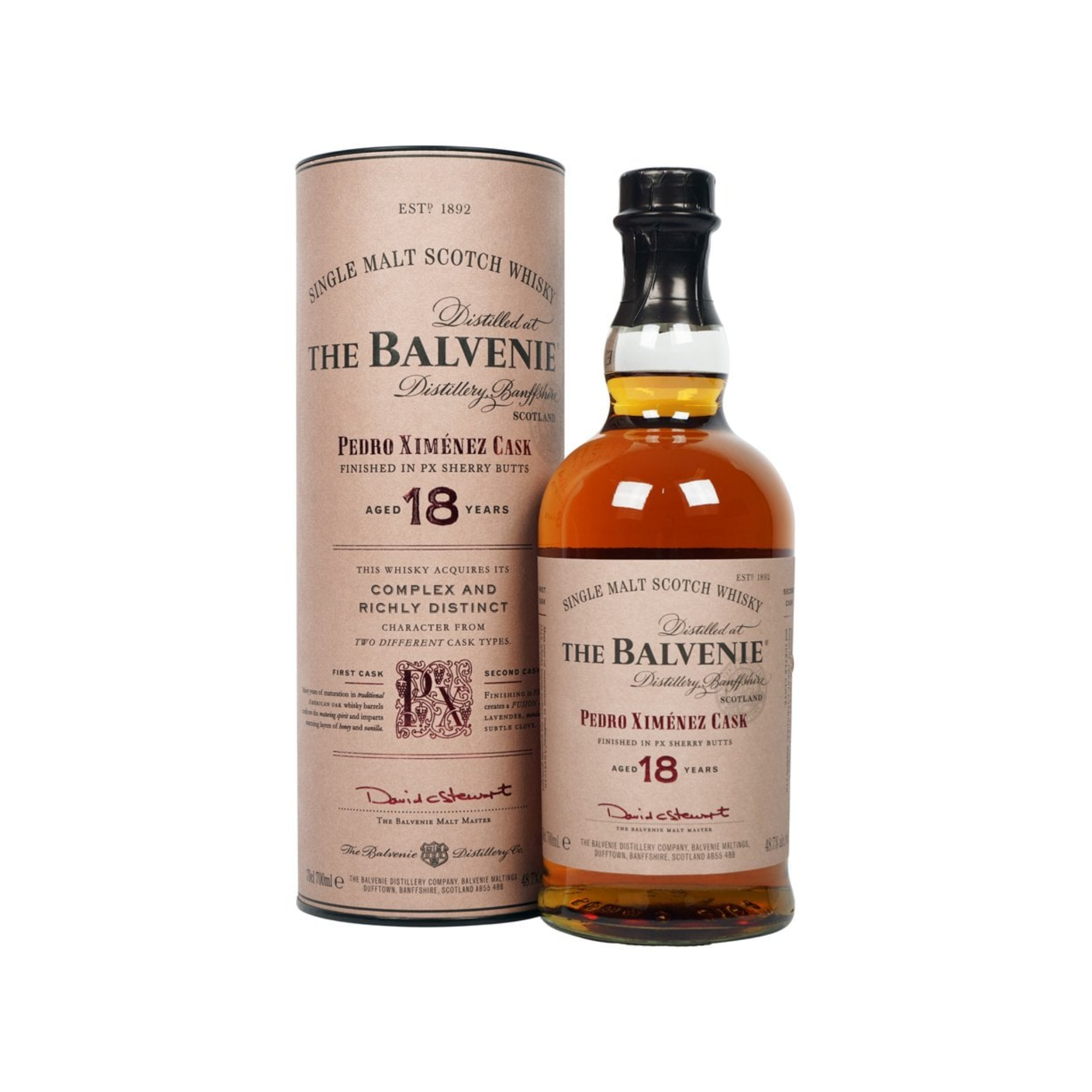 Whisky THE BALVENIE 18 Years Old Pedro Ximénez Cask 700ml