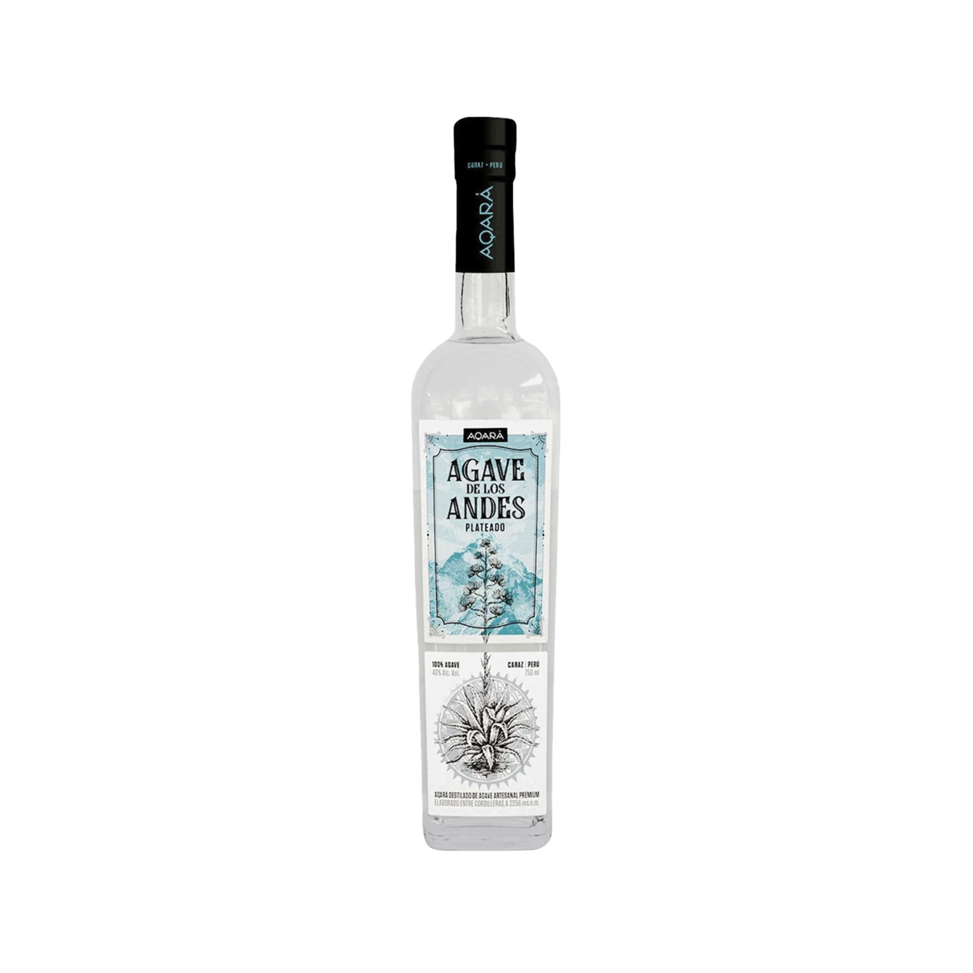 Licor AQARA Agave de los Andes Plateado 750ml