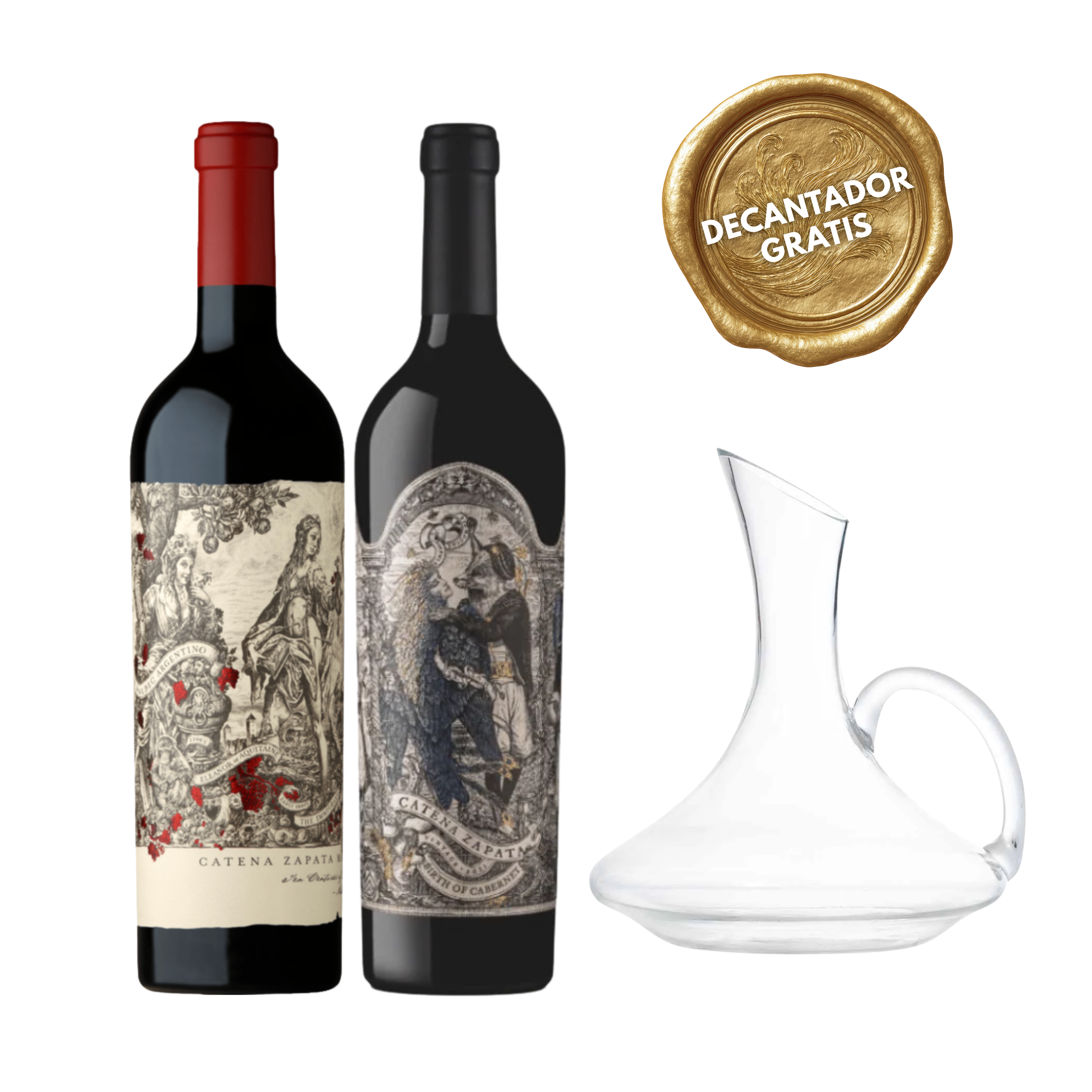 PACK #9: VINOS ARGENTINOS + DECANTADOR GRATIS
