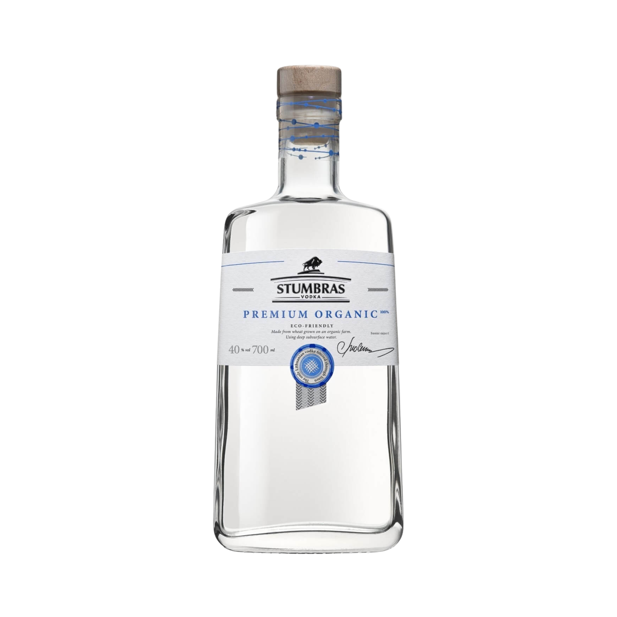 Vodka STUMBRAS Premium Organic Botella 700ml