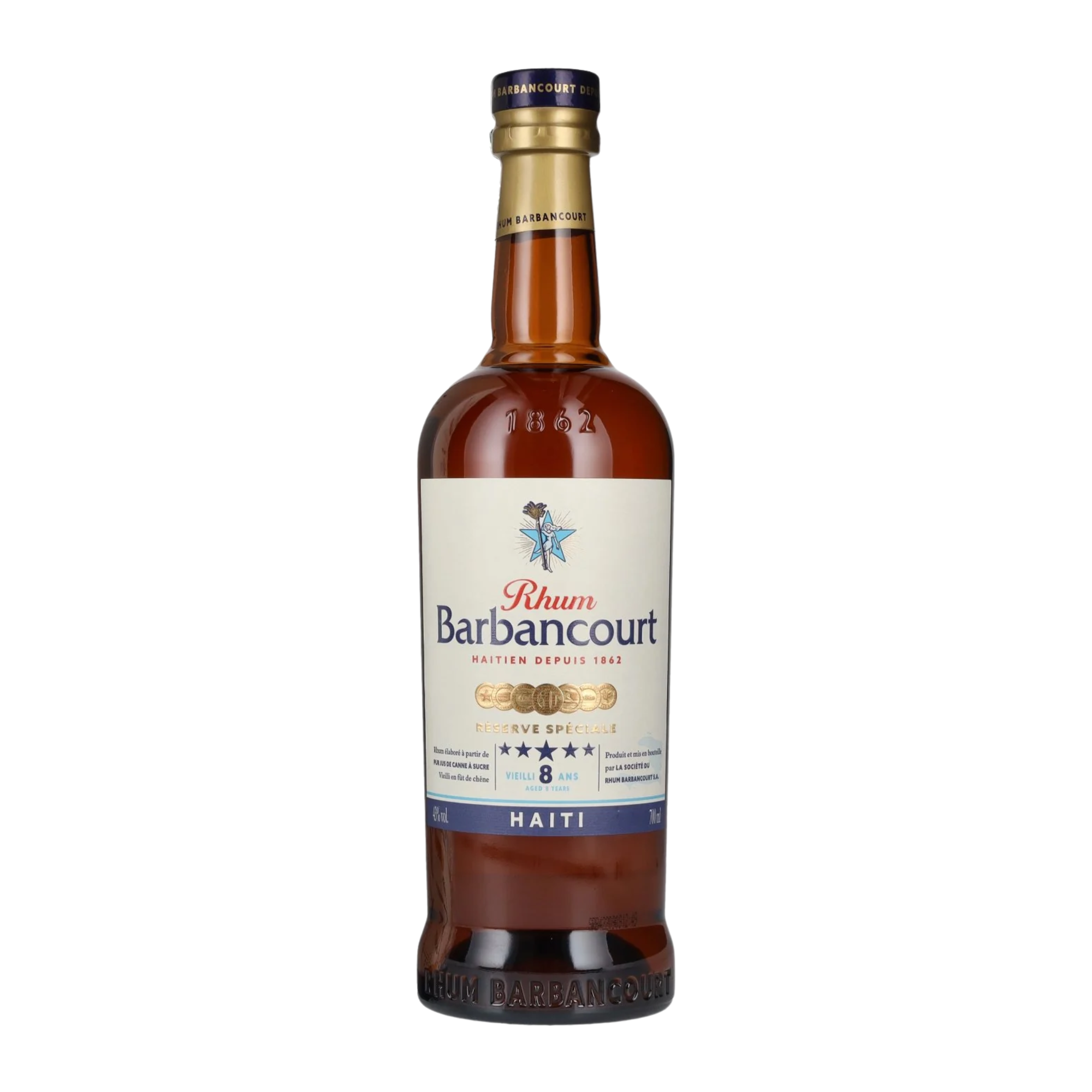 Ron BARBANCOURT 8 Años Botella 750ml