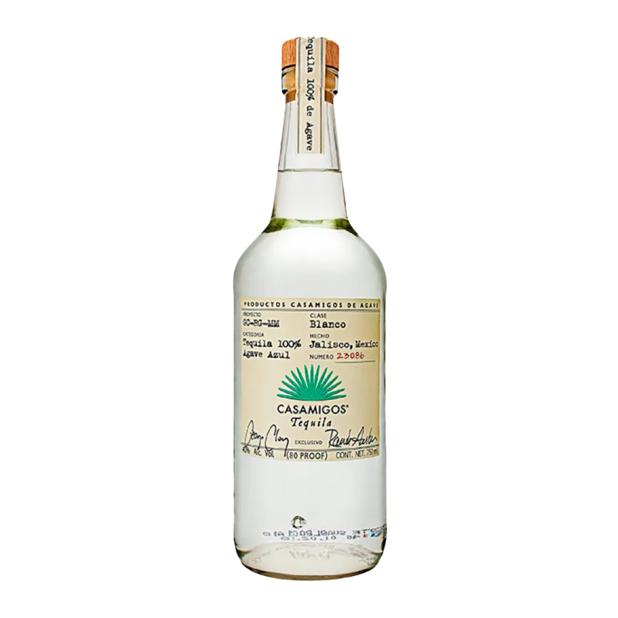 Tequila CASAMIGOS Blanco Botella 750ml