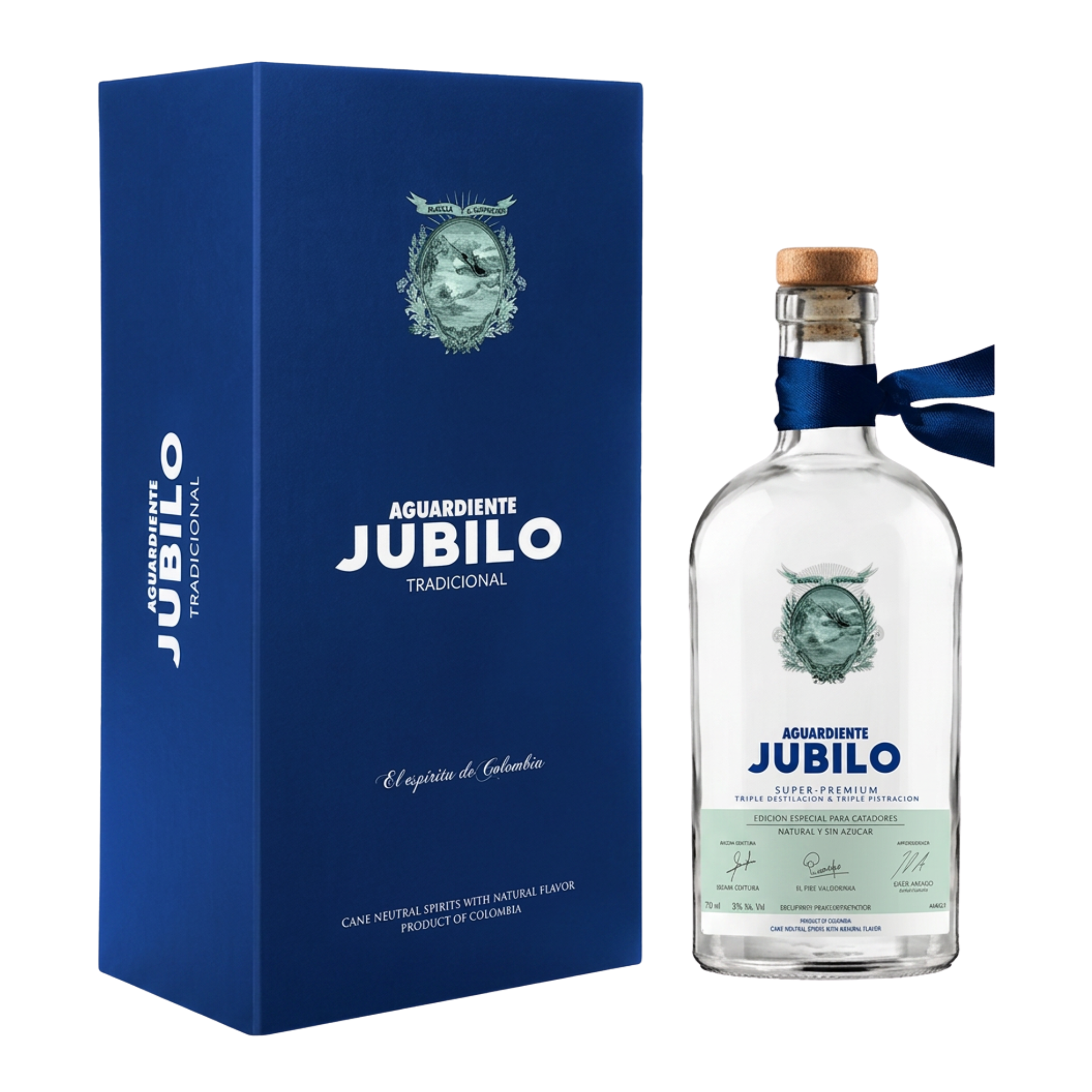 Aguardiente JÚBILO Super Premium Blanco Botella 750ml