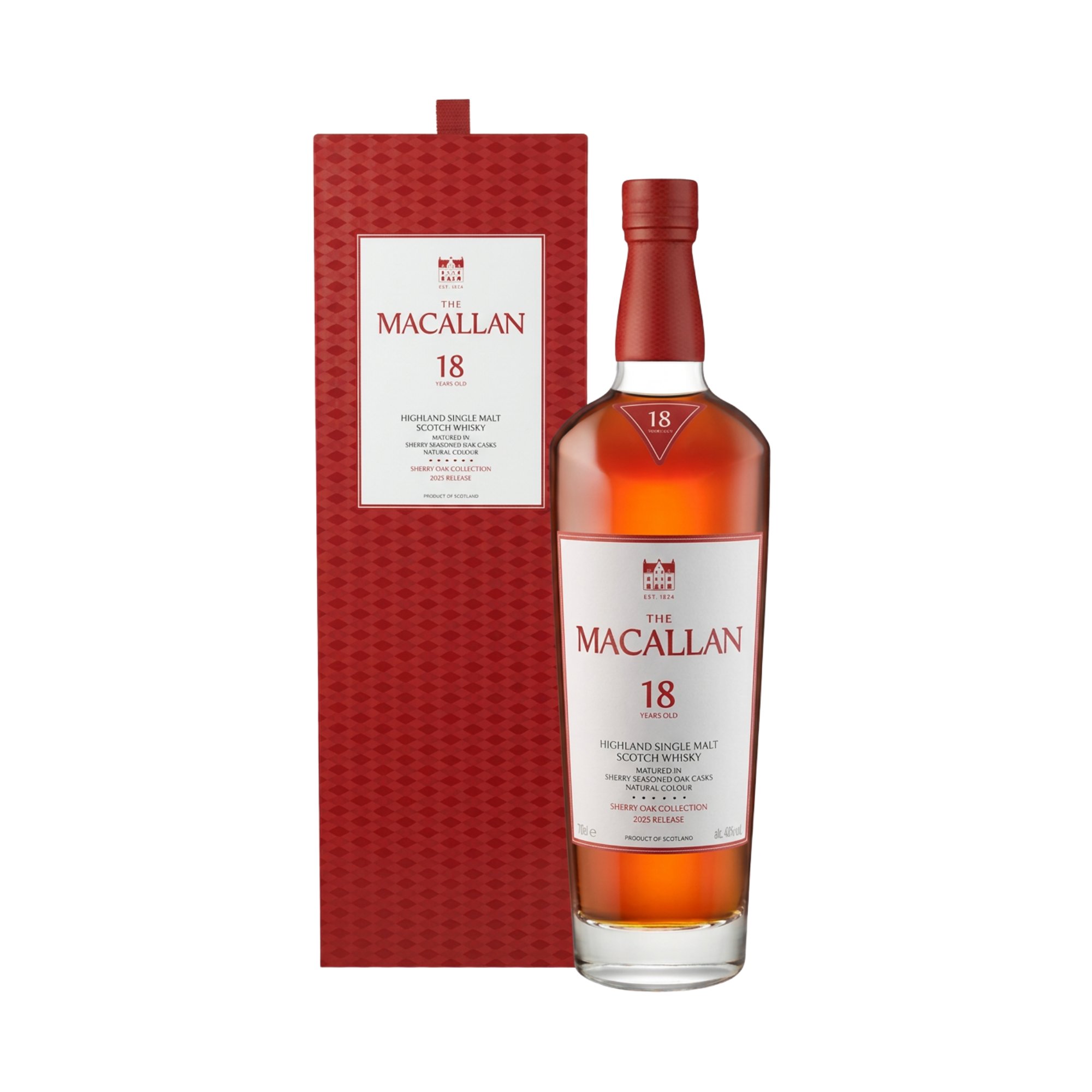 Whisky THE MACALLAN Sherry Oak 18 Años Botella 700ml
