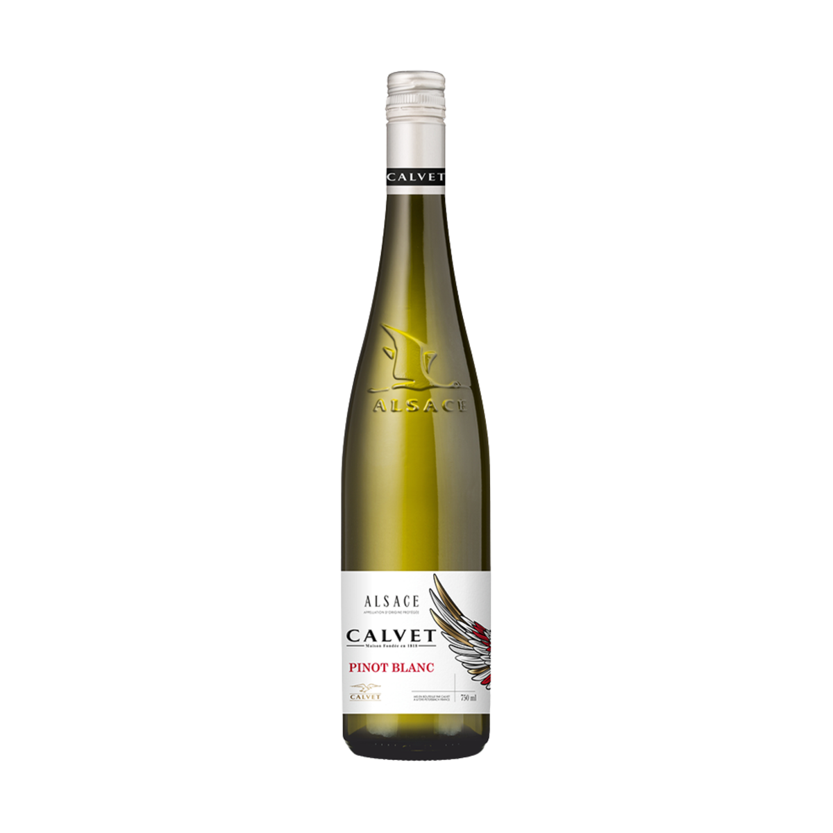 Vino CALVET Alsace Pinot Blanc Botella 750ml