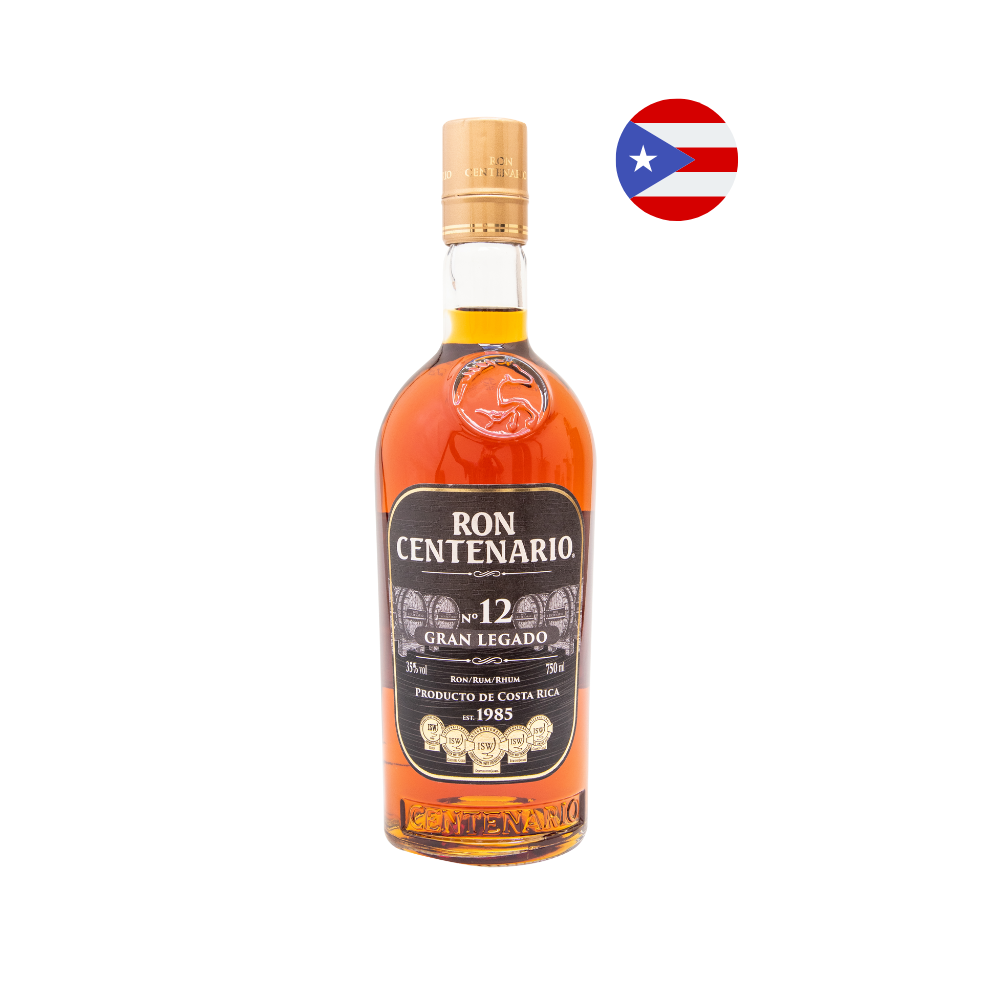 Ron CENTENARIO 12 años Botella 750ml