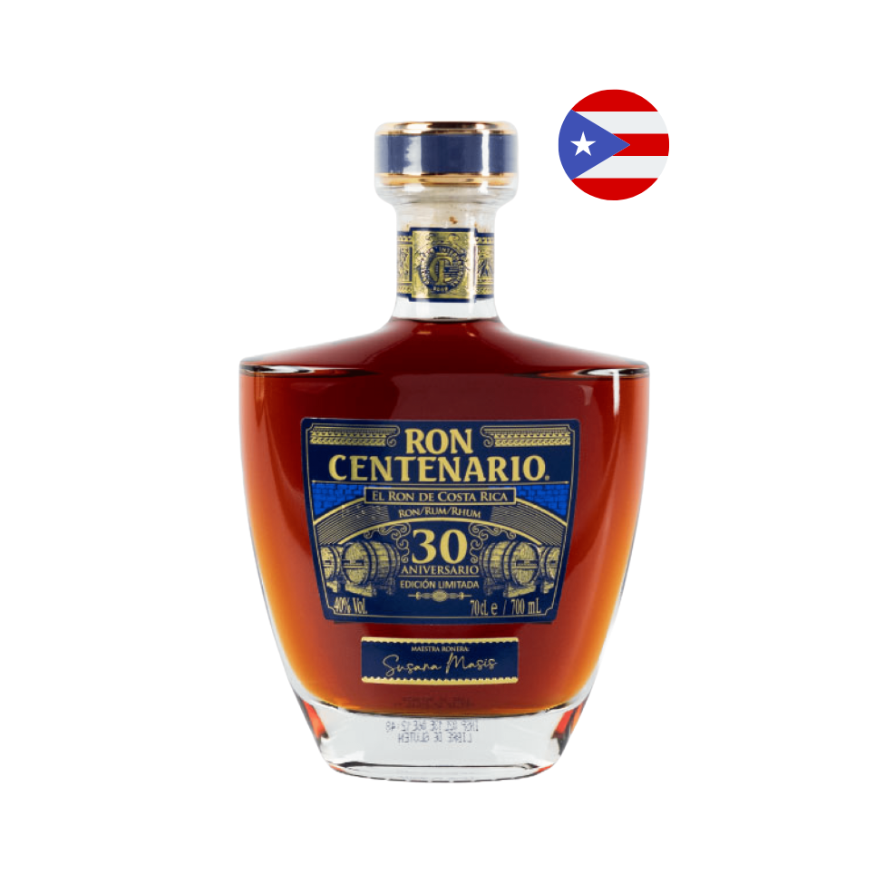 Ron CENTENARIO 30 AÑOS Aniversario Botella 700ml.