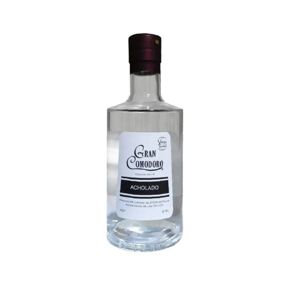 PISCO VIEJO TONEL GRAN COMODORO ACHOLADO 500 ML