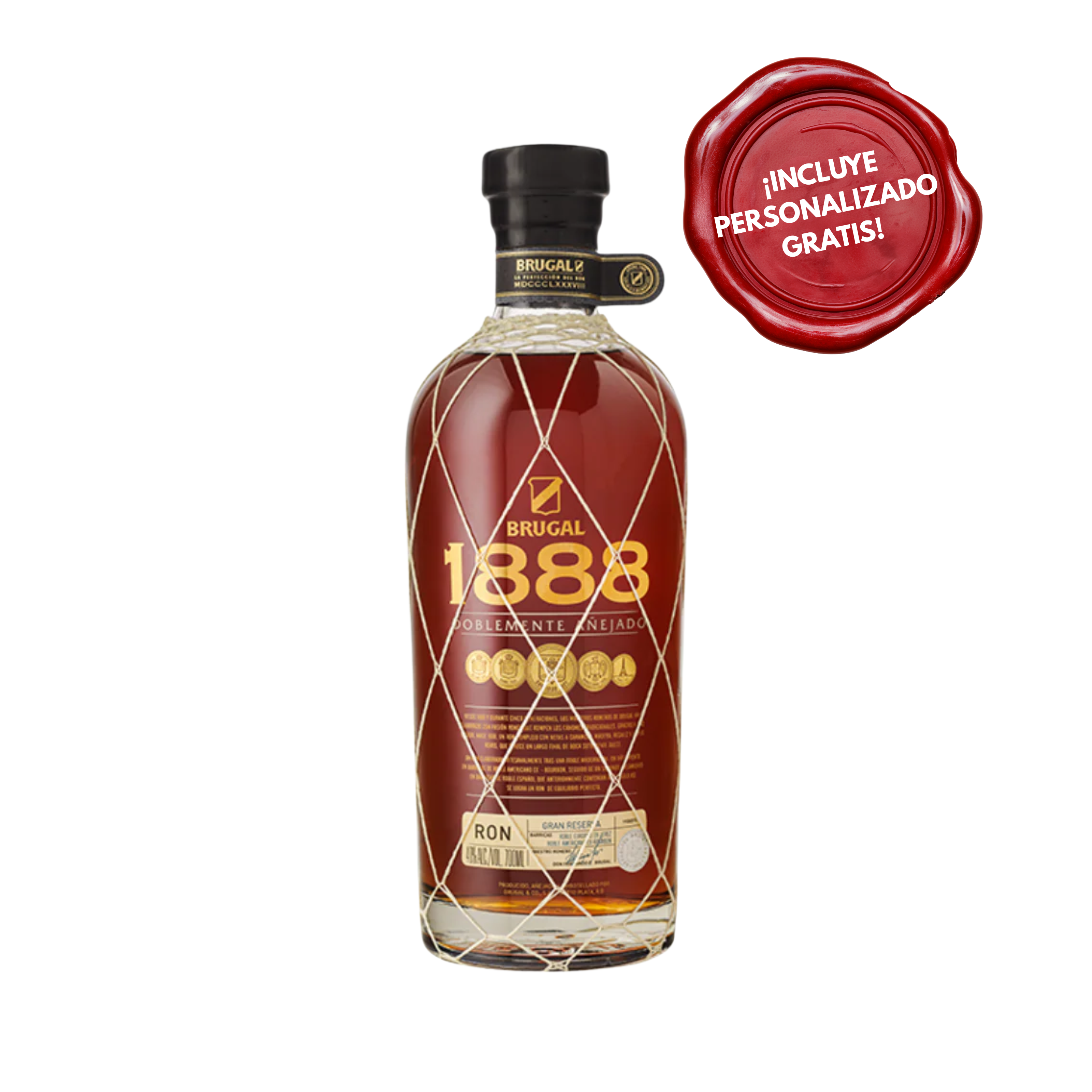 Ron BRUGAL 1888 750ml. PERSONALIZADO GRATIS