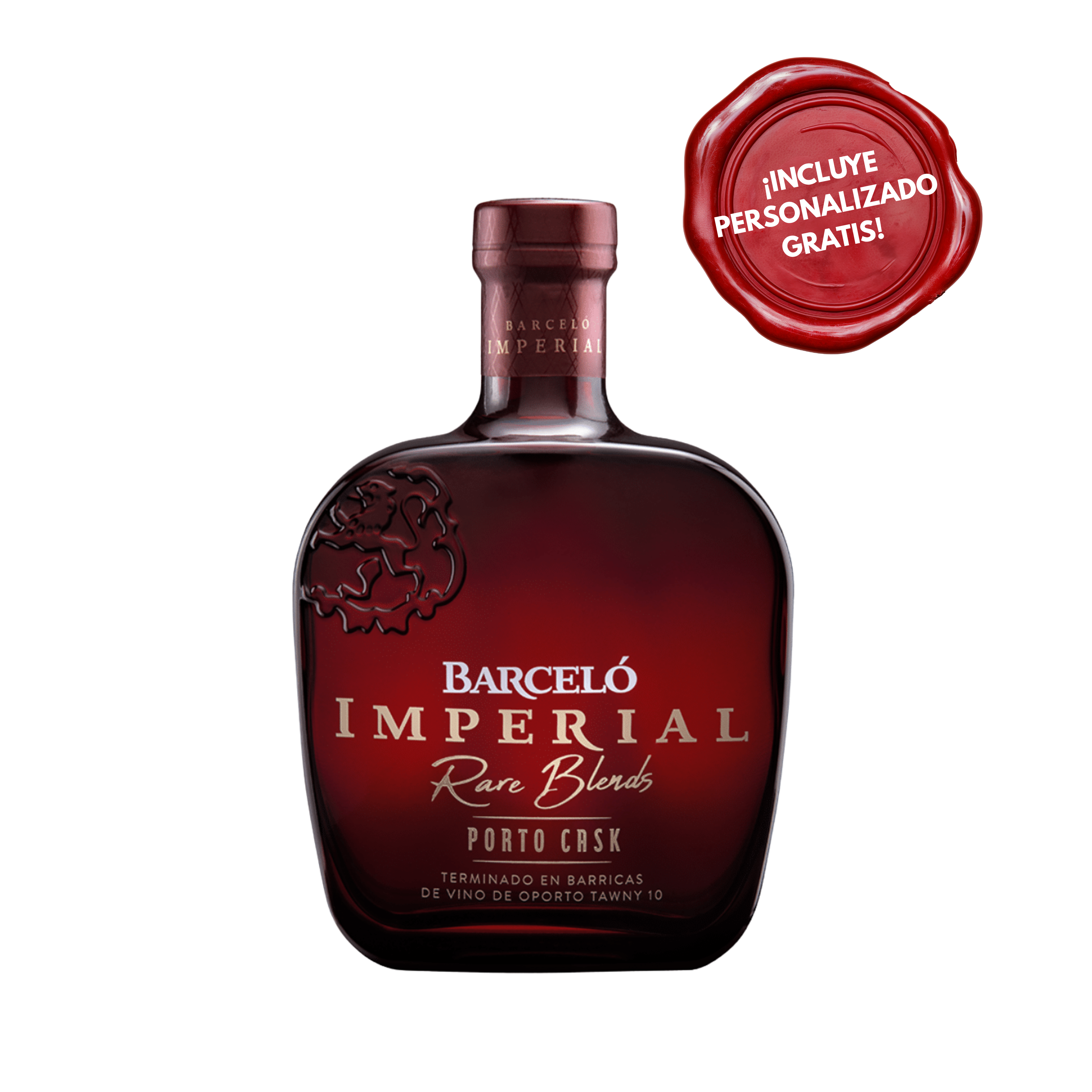 Ron Barceló Imperial Porto Cask Botella 750ml. PERSONALIZADO GRATIS