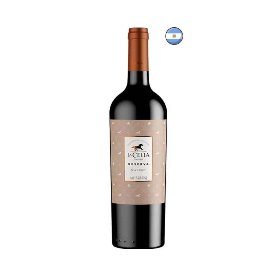 Vino LA CELIA RESERVA Malbec Botella 750ml
