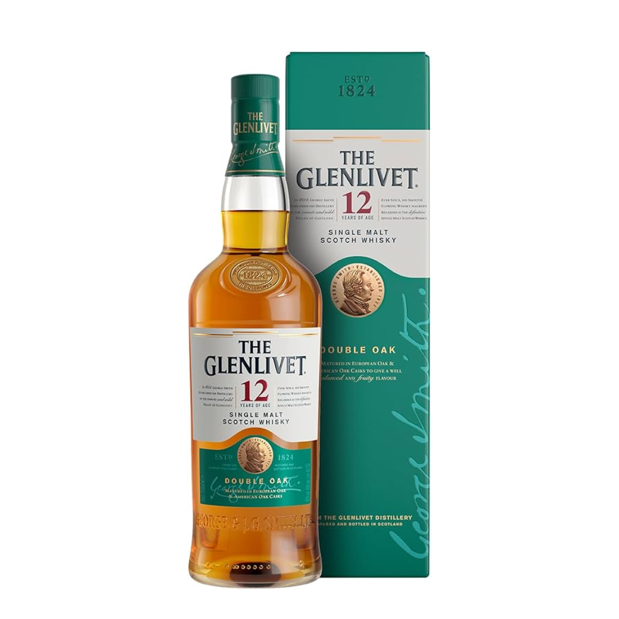 Whisky THE GLENLIVET 12 Años Botella 700 ML