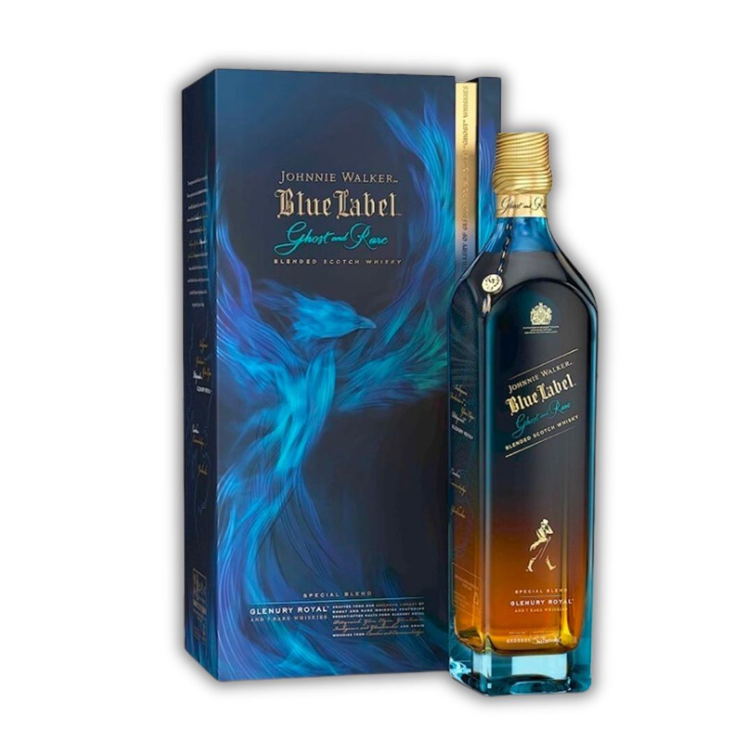 Whisky Johnnie Walker Blue Label Glenury Royal Botella de 1L
