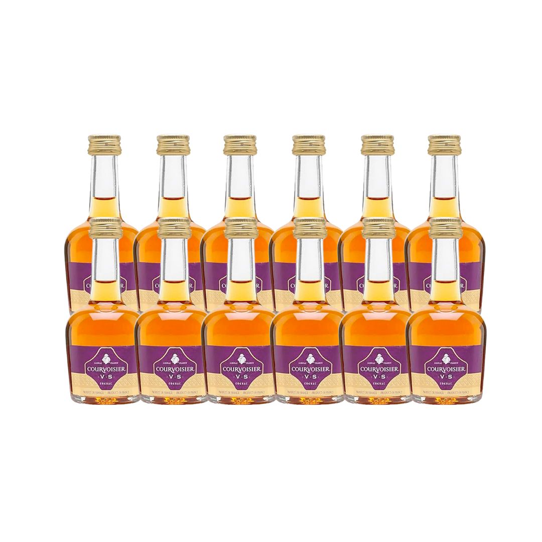 12 unidades Cognac Courvoisier 50ml