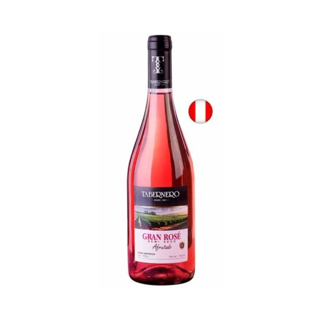 VINO TABERNERO GRAN ROSE SEMI SECO 750 ML