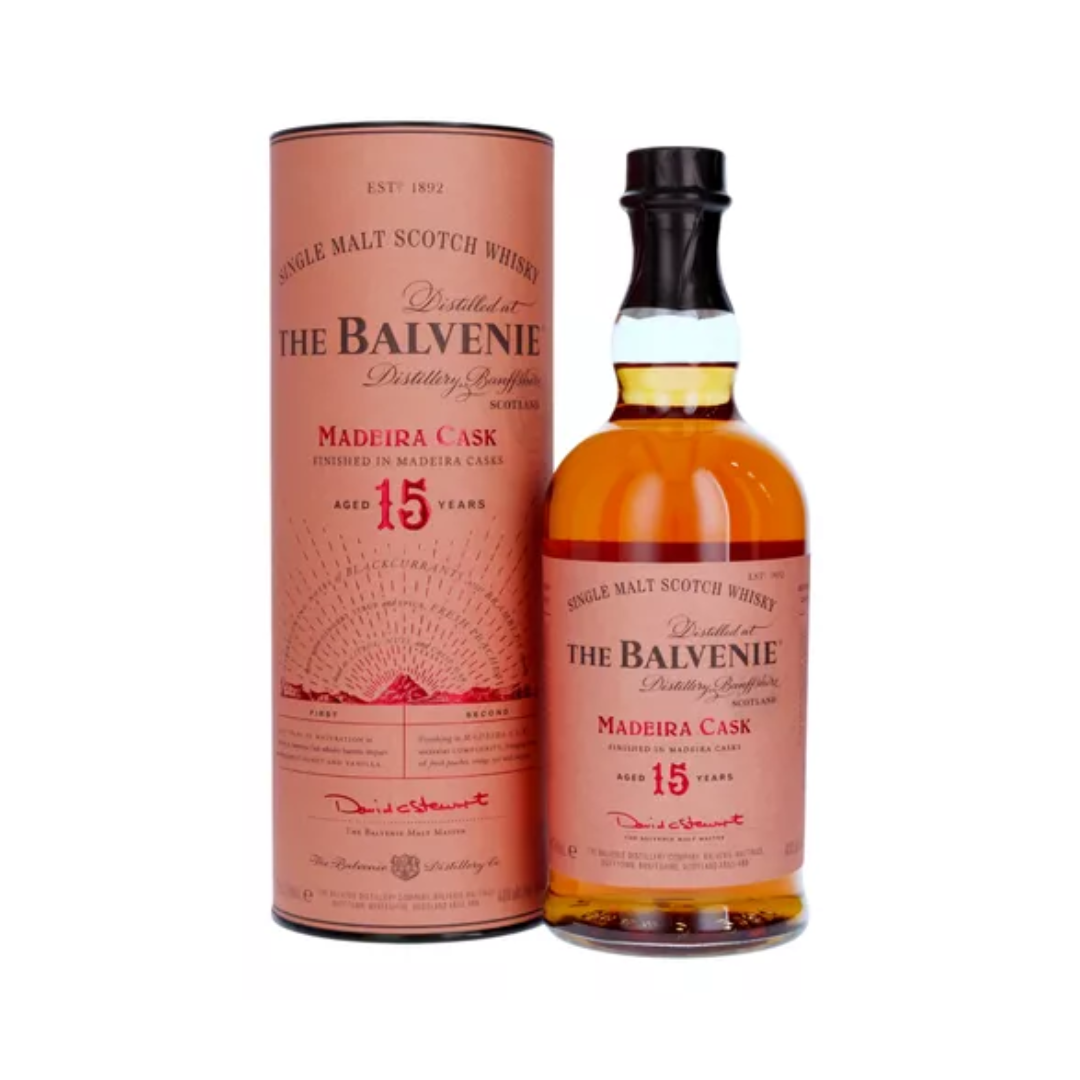THE BALVENIE 15 Year Old Madiera Cask Single Malt Scotch Whisky 700ml