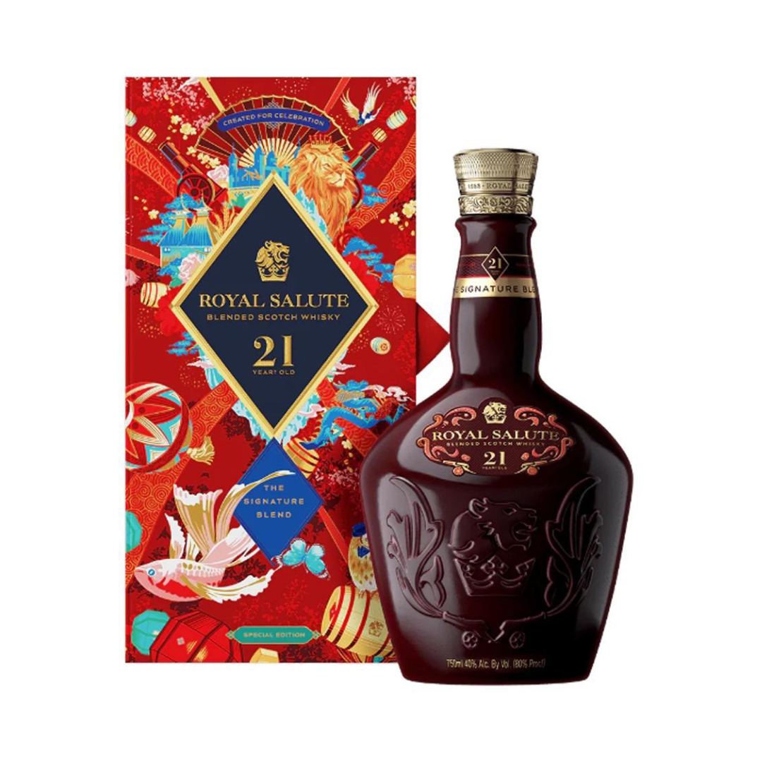 WHISKY ROYAL SALUTE CREATED FOR CELEBRATION 21 YEARS OLD 750 ML