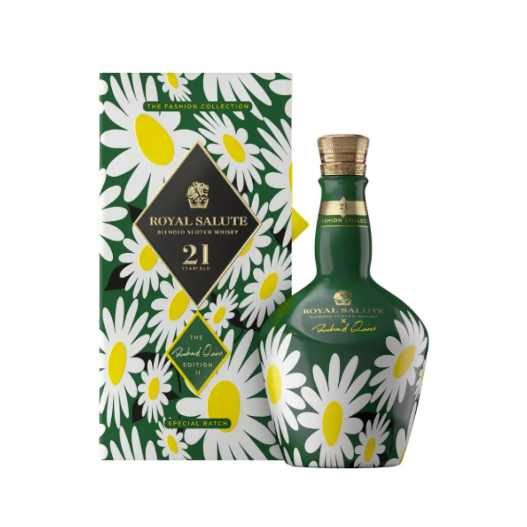 WHISKY ROYAL SALUTE THE FASHION COLLECTION GREEN 21 YEARS OLD 700 ML