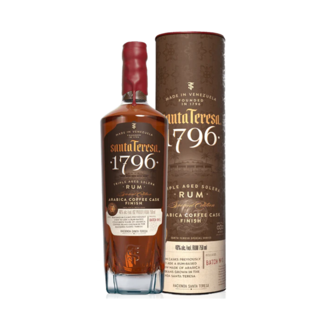 Santa Teresa 1796 Rum Triple Aged Arabica Coffee Cask Finish 750ML