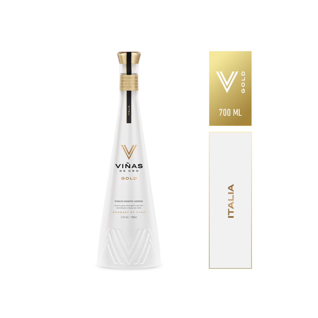 Pisco Viñas de Oro Gold Italia 700ml