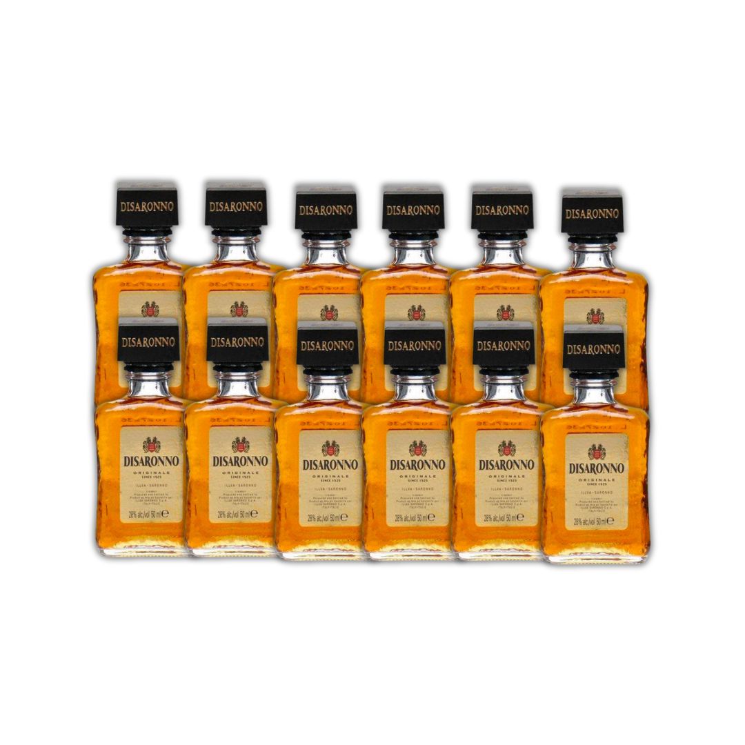 12 unidades Licor Disaronno Amaretto 50ml