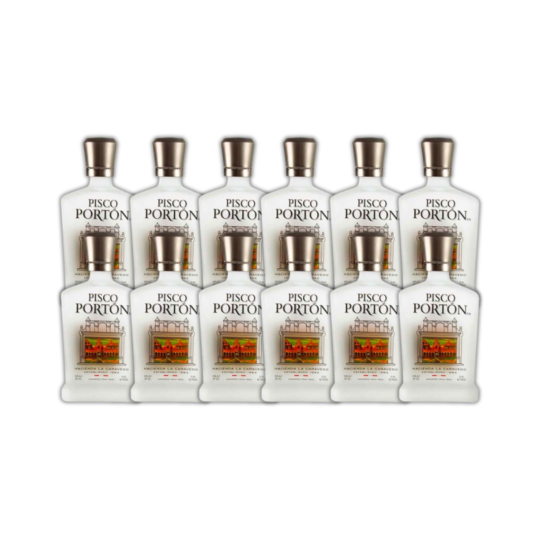 12 unidades Pisco Porton 50ml