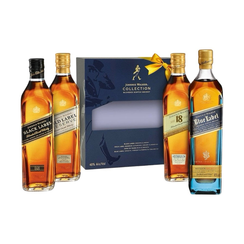 Whisky Johnnie Walker Box 4 x 200ml