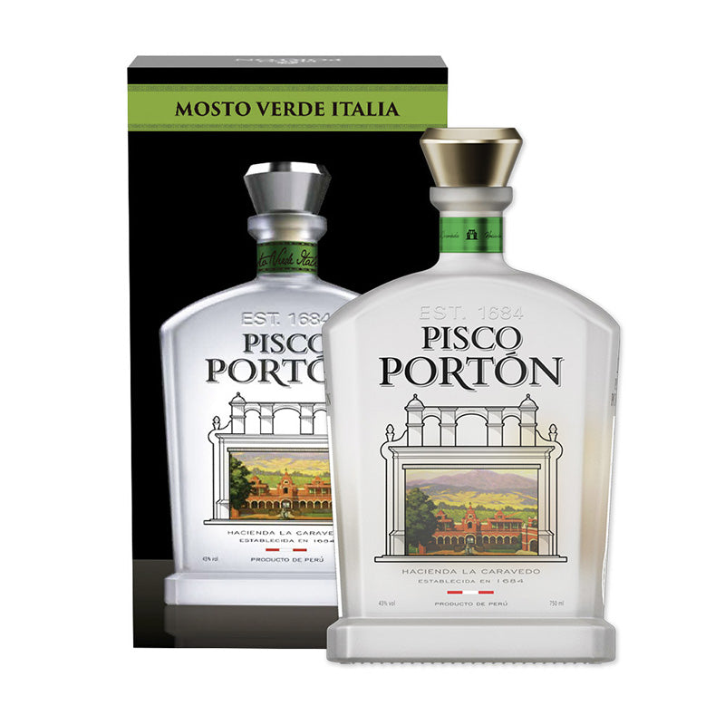 Pisco PORTON Mosto Verde Italia Botella 750ml