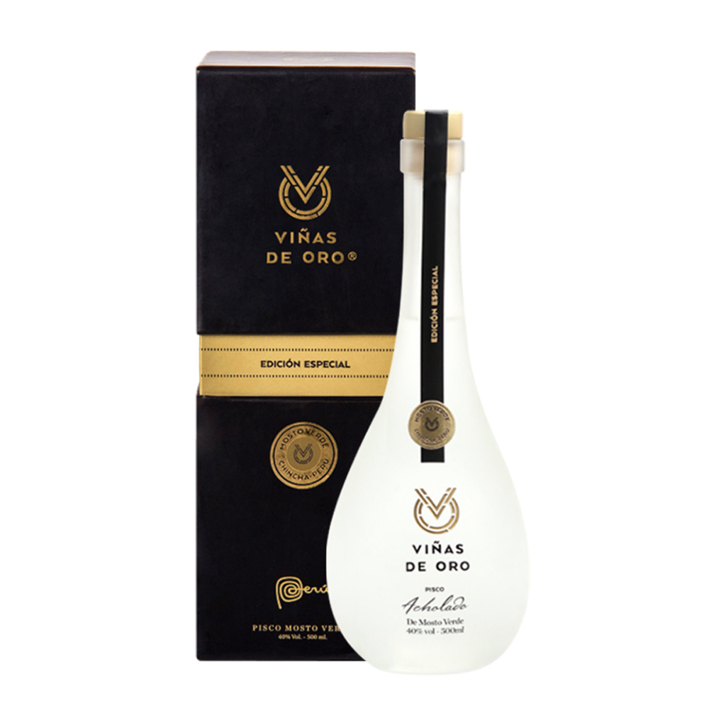 Pisco Viñas de Oro Mosto Verde Acholado Edición Especial 500m