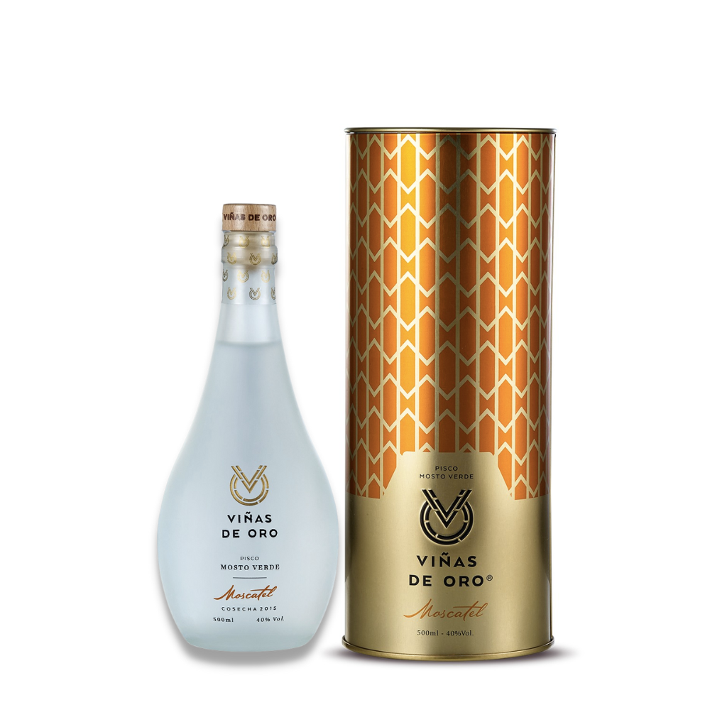 Pisco Viñas de Oro Mosto Verde Moscatel 500ml