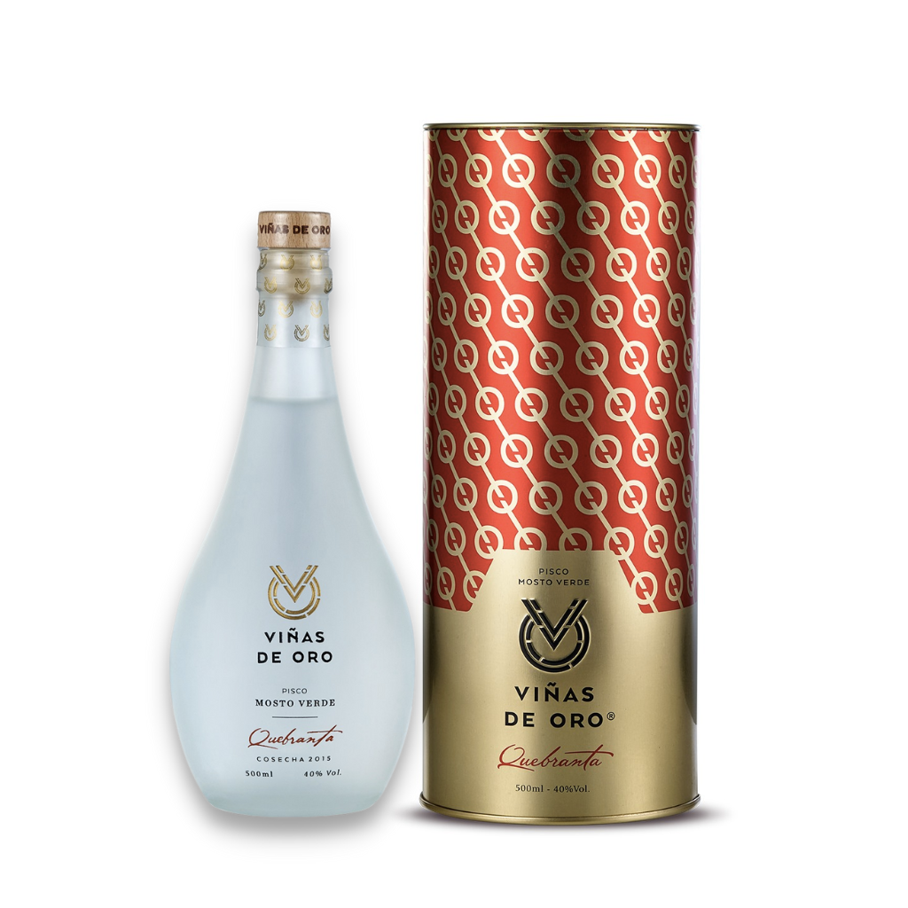 Pisco Viñas de Oro Mosto Verde Quebranta 500ml