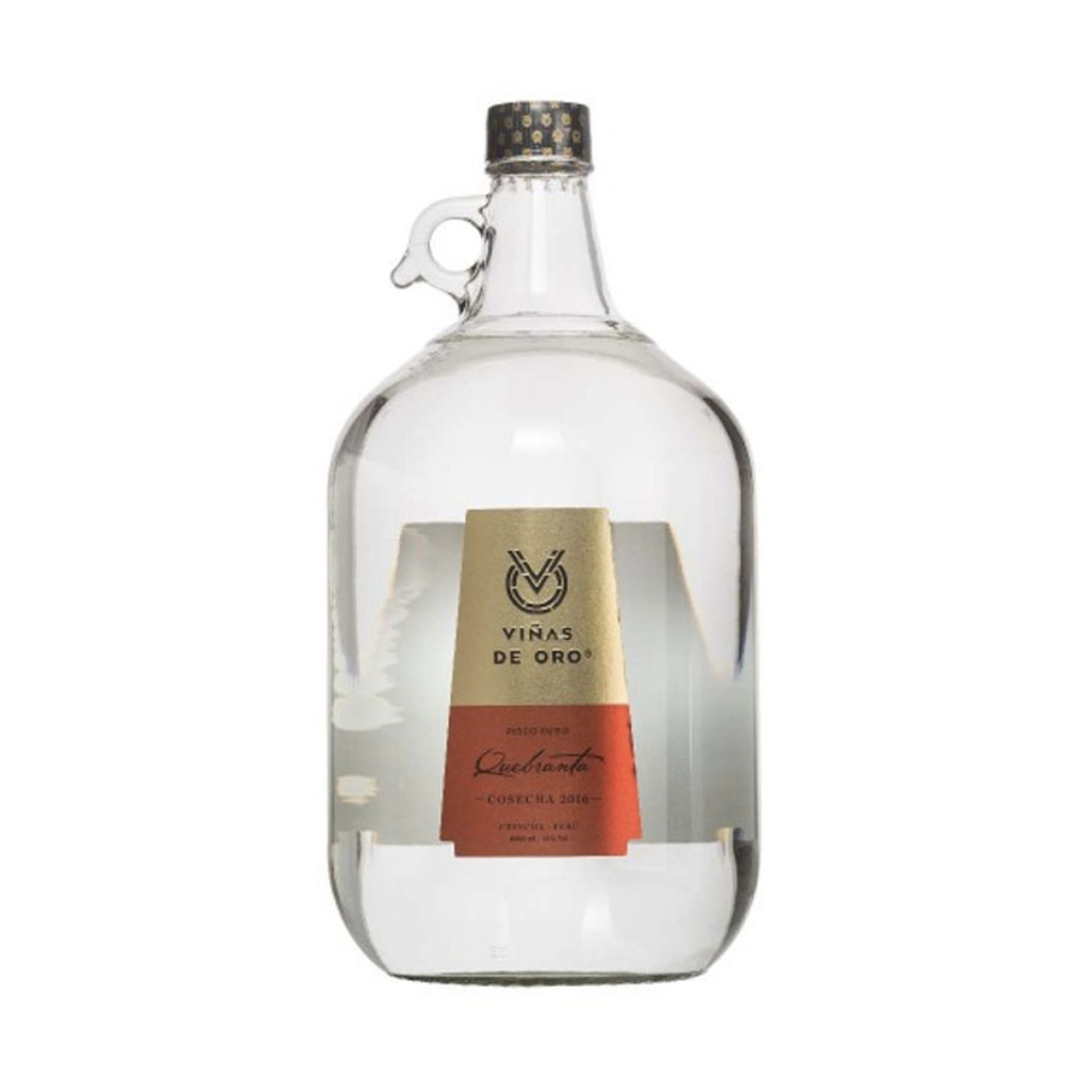 Pisco VIÑAS DE ORO Quebranta DAMAJUANA 4LT