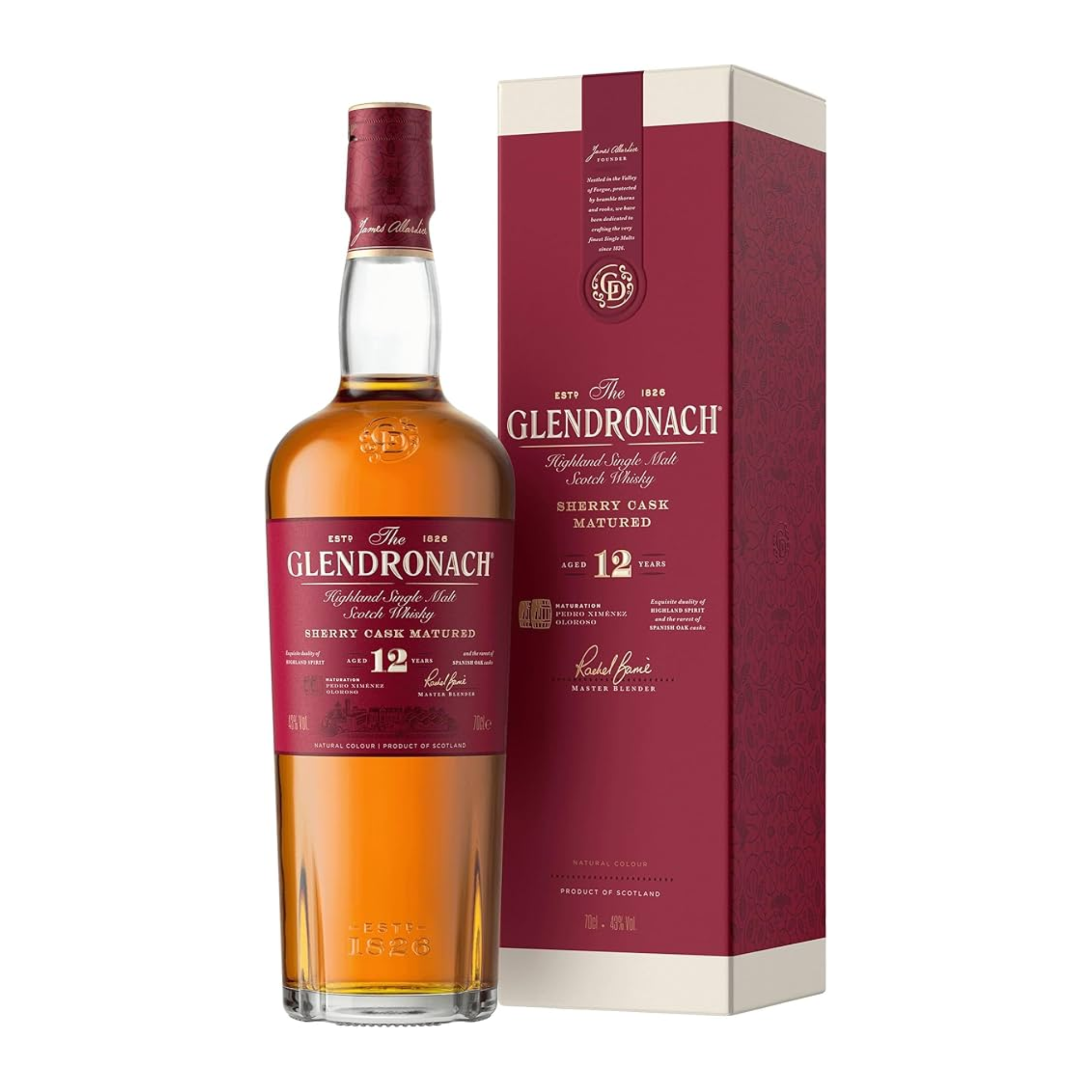 Whisky THE GLENDRONACH 12 Years Single Malt Botella 700ml