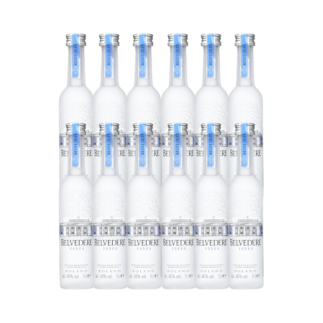 12 unidades Vodka Belvedere 50ml