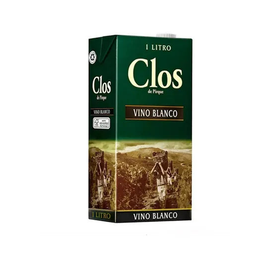 Vino CLOS DE PIRQUE Blanco Caja 1L
