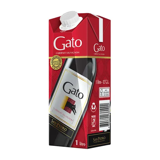 Vino GATO Cabernet Sauvignon Caja 1L