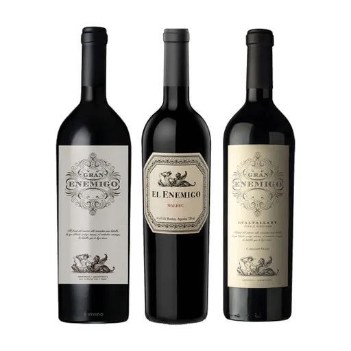 Combo LUXURY Vinos Argentinos (ENEMIGOS)