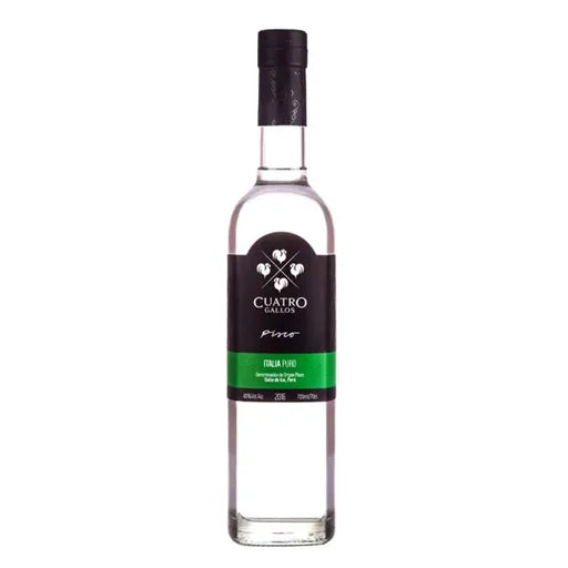 Pisco CUATRO GALLOS Puro Italia Botella 750ml