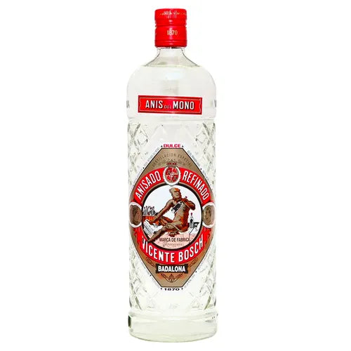 Licor Anisado ANIS DEL MONO Rojo Dulce Botella 1L