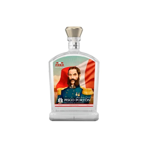 Pisco PORTON Mosto Verde Acholado Andrés Avelino Cáceres Botella 750ml