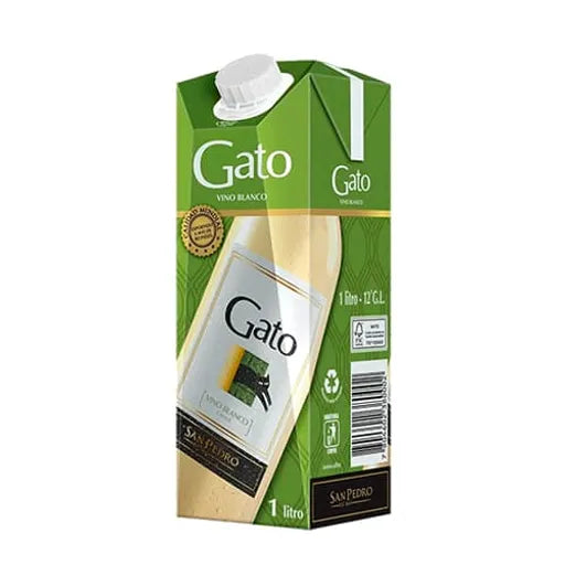 Vino GATO Blanco Caja 1L